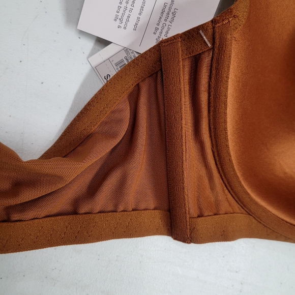 NEW! Women's Lightly Lined Balconette Stretch Bra, Brown Lace - Auden - Picture 6 of 11